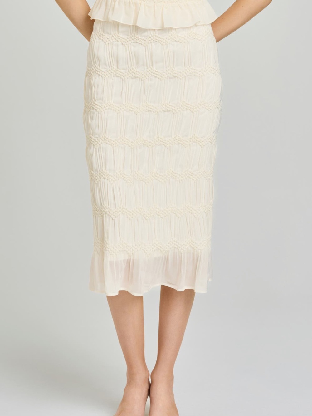 WAYF Kristina Midi Skirt